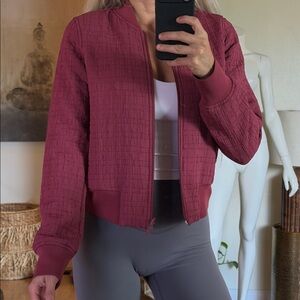 LULULEMON Reversible Bomber Jacket Size 4